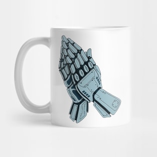 Praying robot hands Albrecht Durer Mug